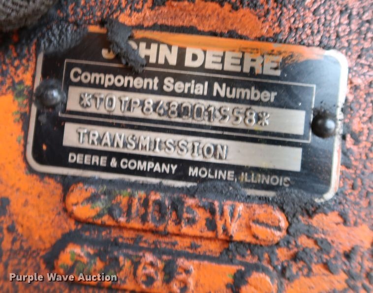 image for item DK3565 1985 John Deere 772A  motor grader