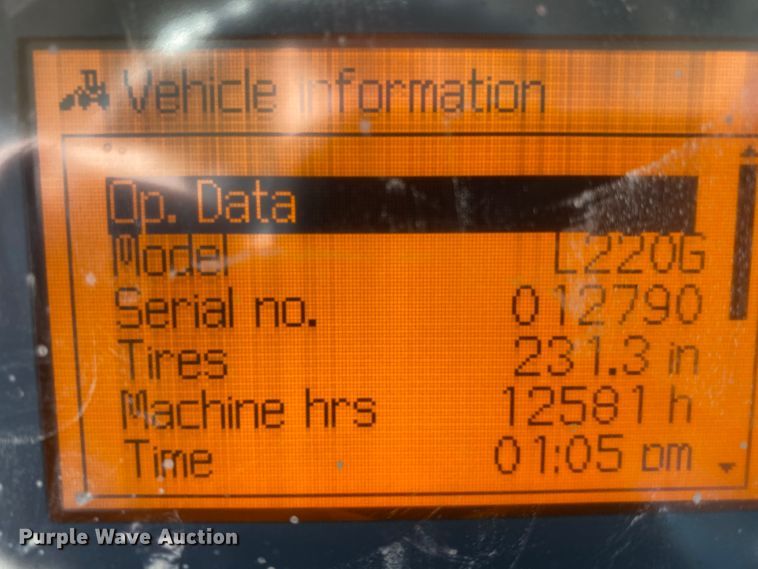 image for item DL6910 2013 Volvo L220G  wheel loader