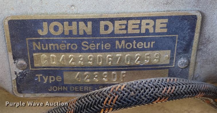 image for item DL6915 1985 Sullivan  air compressor