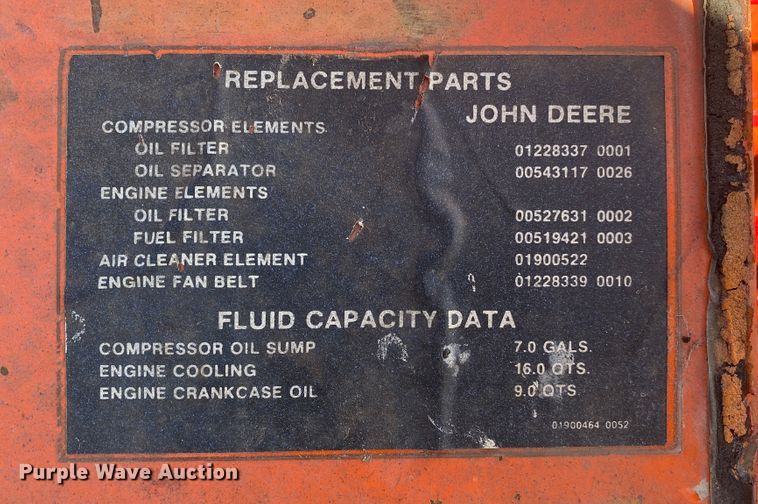 image for item DL6915 1985 Sullivan  air compressor