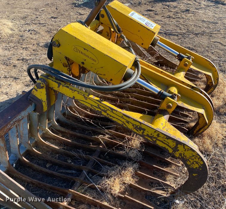 image for item DM8257 72" W skid steer grapple bucket