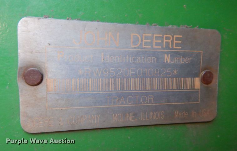 image for item DN1251 2003 John Deere 9520  4WD tractor