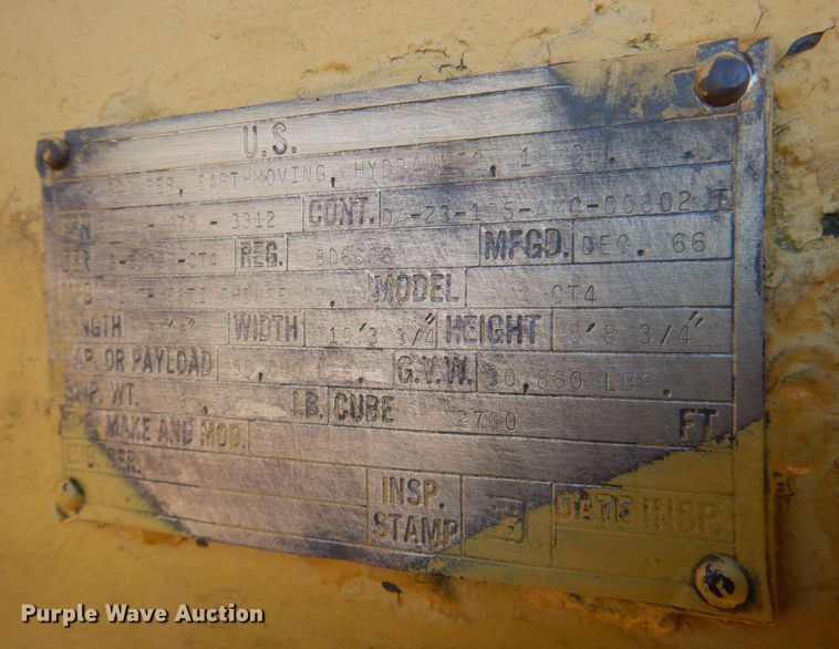 image for item DN2692 Clark 290M  conventional scraper