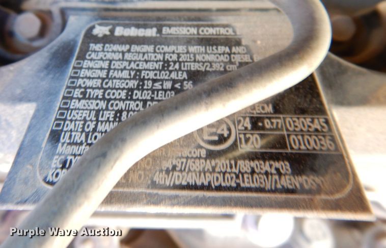 image for item DN2708 2016 Bobcat T550  tracked skid steer loader