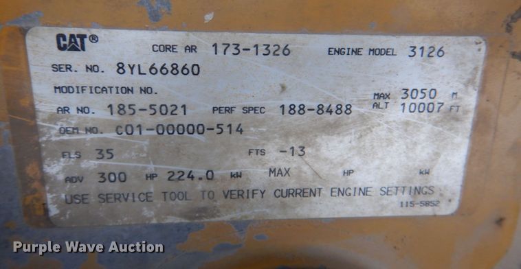 image for item DN2716 2001 Sterling LT8500  dump truck