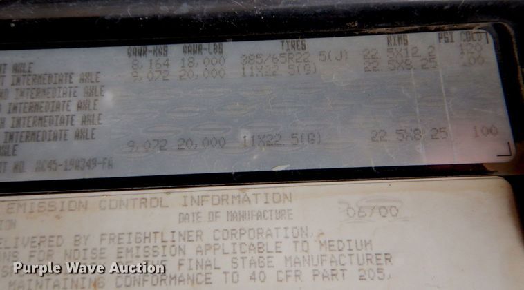 image for item DN2716 2001 Sterling LT8500  dump truck