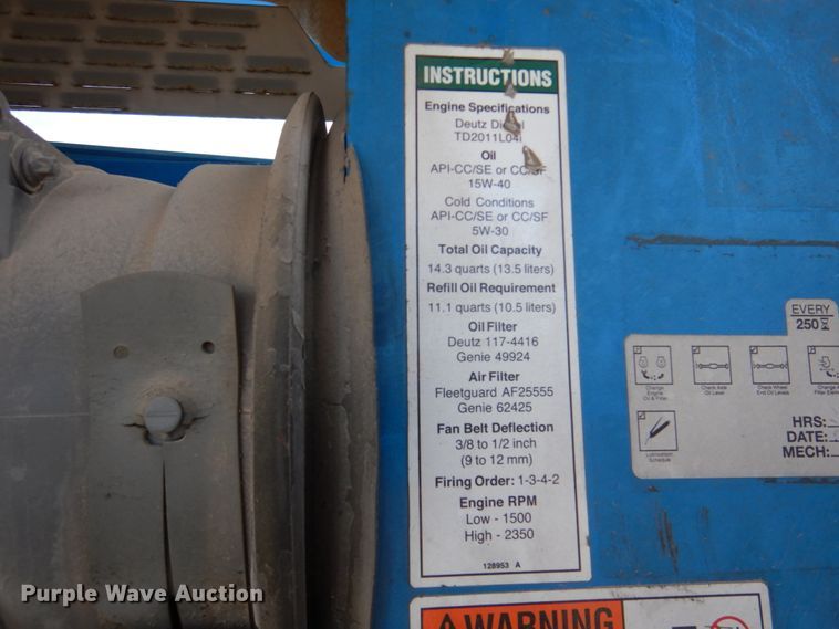 image for item DN2721 2009 Genie Z135  boom lift