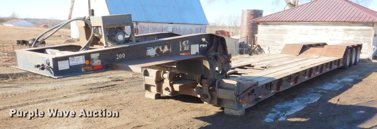 image for item DN2724 2004 Pitts  lowboy equipment trailer