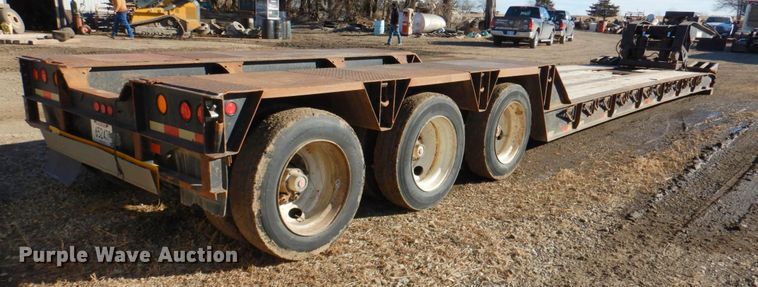 image for item DN2724 2004 Pitts  lowboy equipment trailer