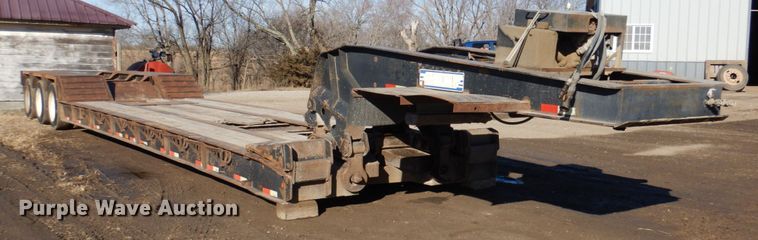 image for item DN2724 2004 Pitts  lowboy equipment trailer