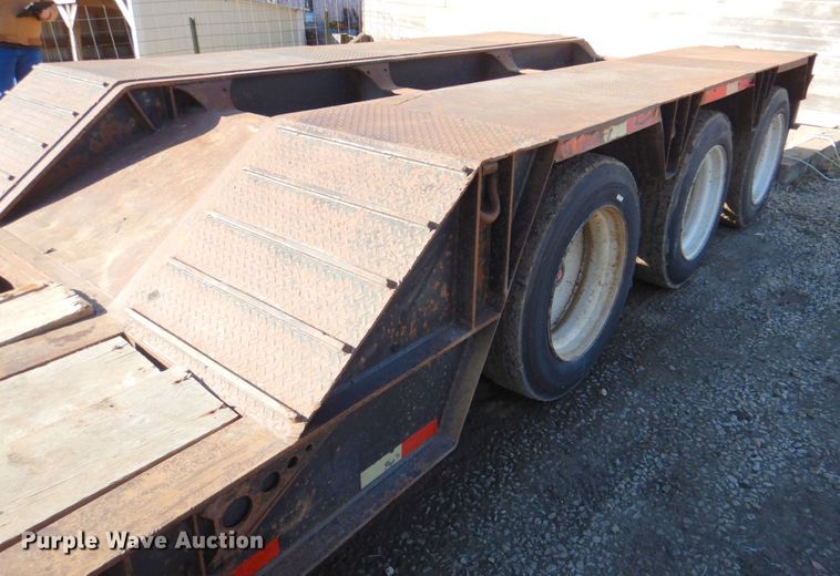 image for item DN2724 2004 Pitts  lowboy equipment trailer