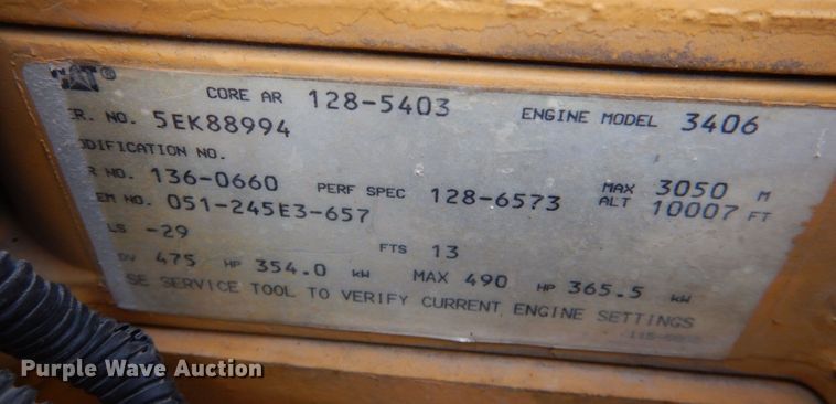 image for item DN2725 1995 Kenworth W900  dump truck