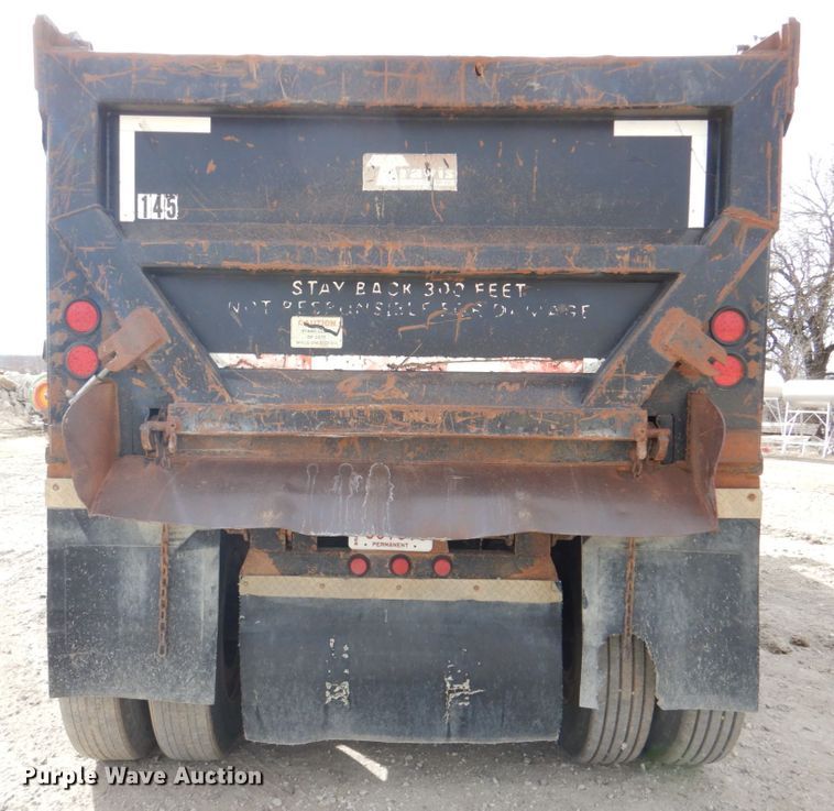 image for item DN2727 2000 Travis 2000  end dump trailer