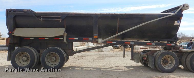 image for item DN2727 2000 Travis 2000  end dump trailer