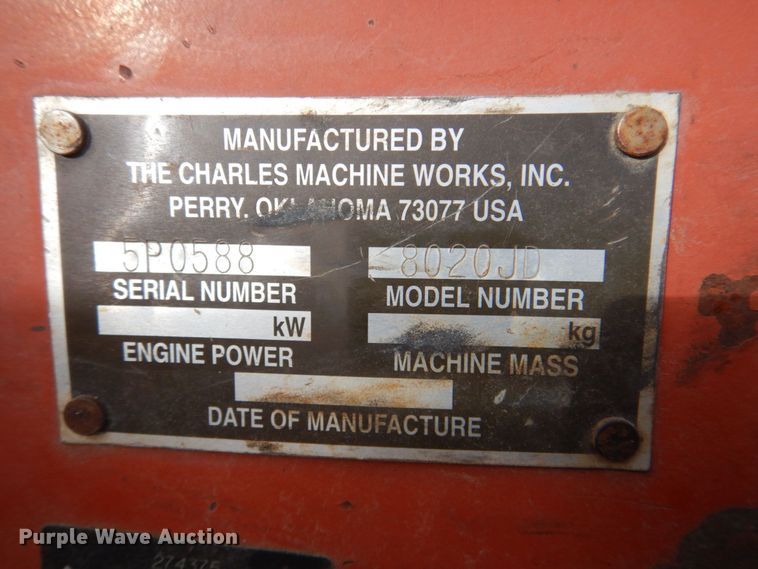 image for item DN2733 1997 Ditch Witch 8020  cable plow