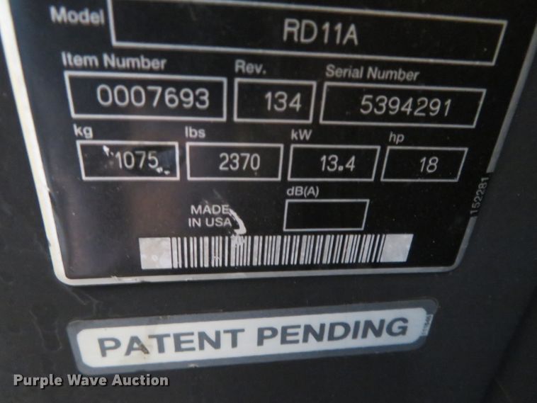 image for item DN7895 2003 Wacker RD11A  double drum vibratory roller