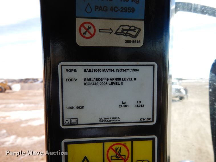 image for item DR1098 2013 Caterpillar 950K  wheel loader