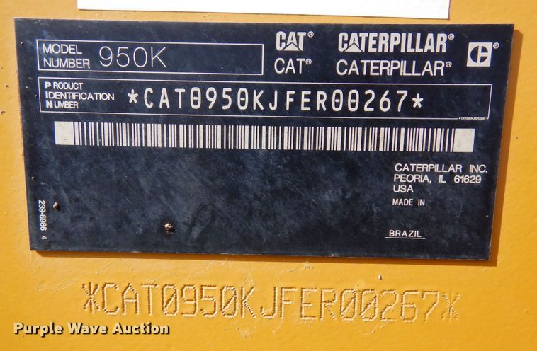 image for item DR1099 2013 Caterpillar 950K  wheel loader