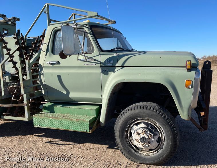 image for item IJ9578 1979 Ford F600  drilling rig truck