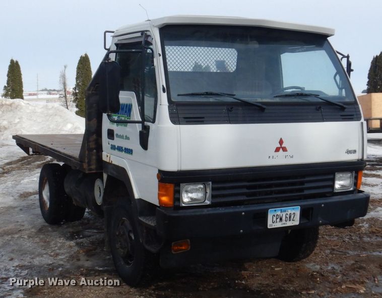 image for item IM9751 1990 Mitsubishi FUSO  dump flatbed truck