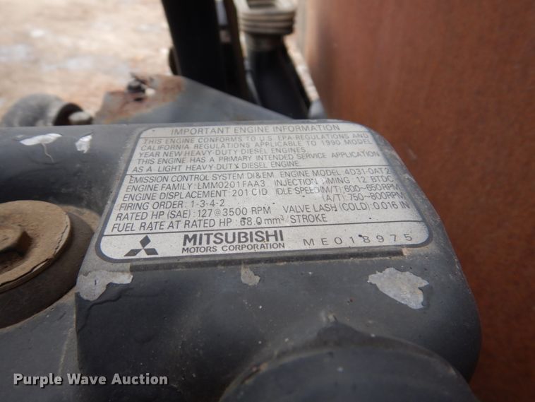 image for item IM9751 1990 Mitsubishi FUSO  dump flatbed truck