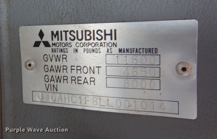 image for item IM9751 1990 Mitsubishi FUSO  dump flatbed truck