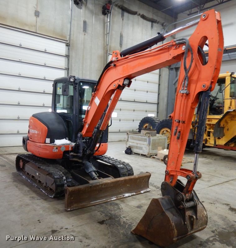 image for item IO9684 2013 Kubota KX057-4  mini excavator