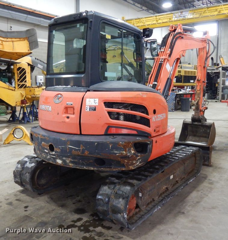 image for item IO9684 2013 Kubota KX057-4  mini excavator
