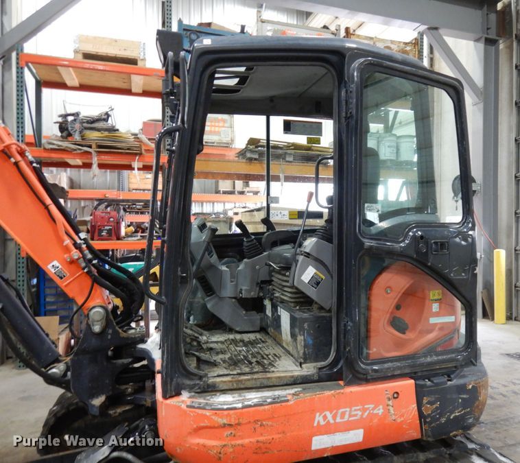 image for item IO9684 2013 Kubota KX057-4  mini excavator