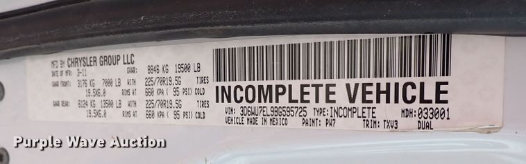 image for item IS9407 2011 Dodge Ram 5500HD  bucket truck