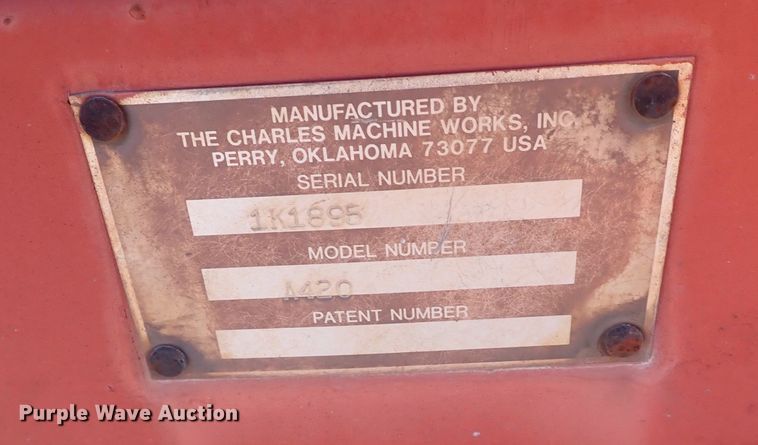 image for item IS9409 1993 Ditch Witch 5110  trencher