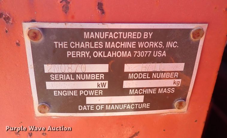 image for item IS9410 Ditch Witch 7020  trencher