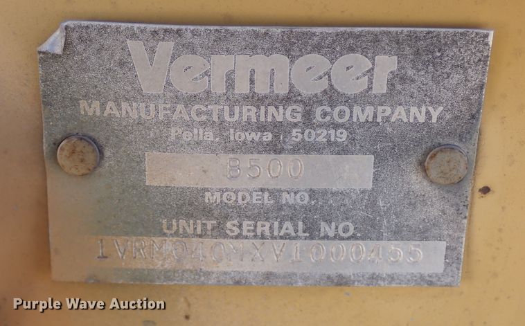 image for item IS9411 1998 Vermeer 3550A  trencher