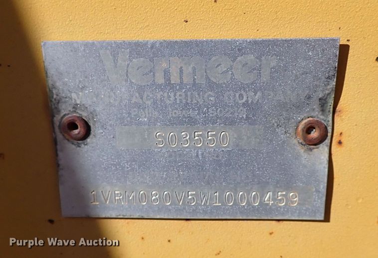 image for item IS9411 1998 Vermeer 3550A  trencher