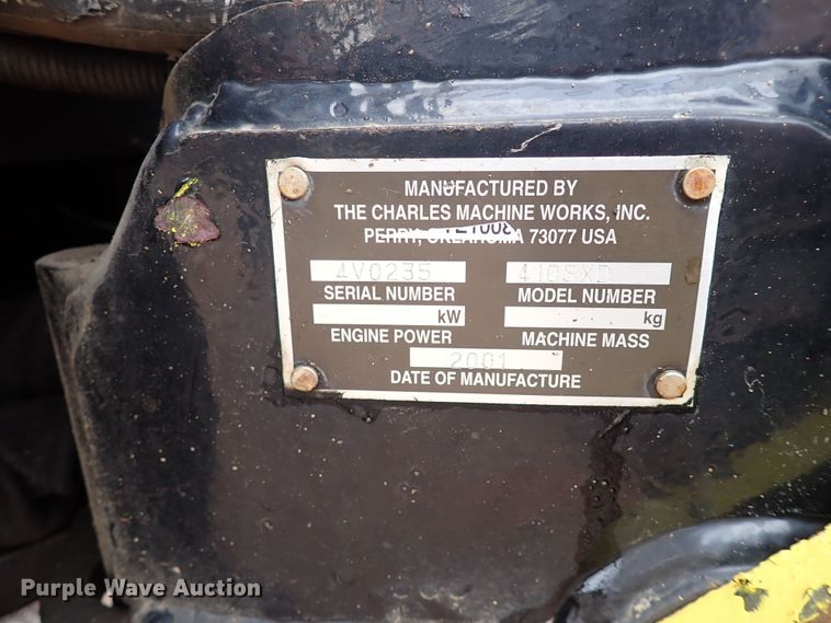 image for item IS9489 2001 Ditch Witch 410SX  trencher