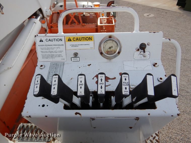 image for item JJ9700 1997 GMC C8500  digger derrick truck