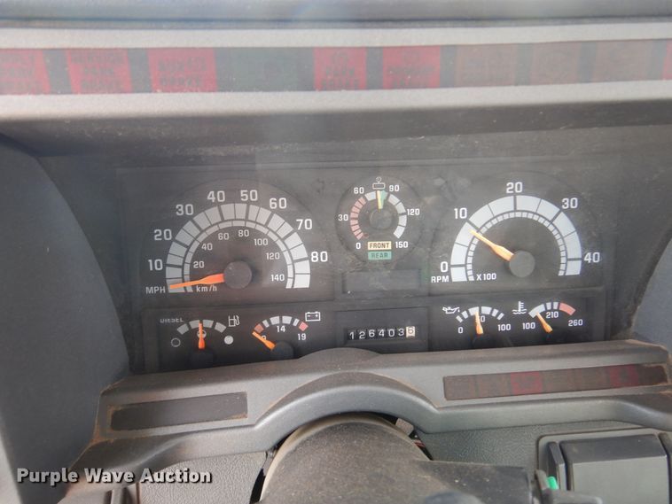 image for item JJ9700 1997 GMC C8500  digger derrick truck