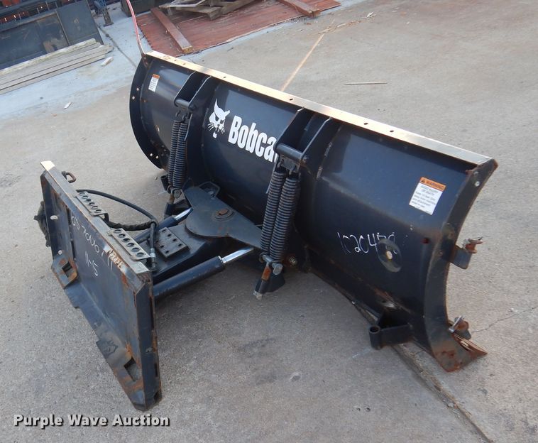 image for item JJ9810 Bobcat  84"W skid steer snow plow
