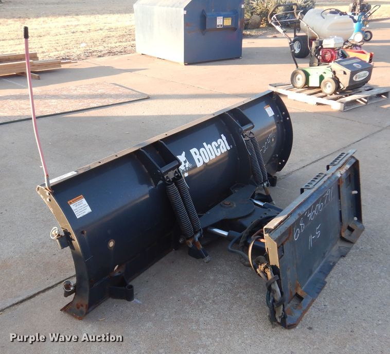 image for item JJ9810 Bobcat  84"W skid steer snow plow