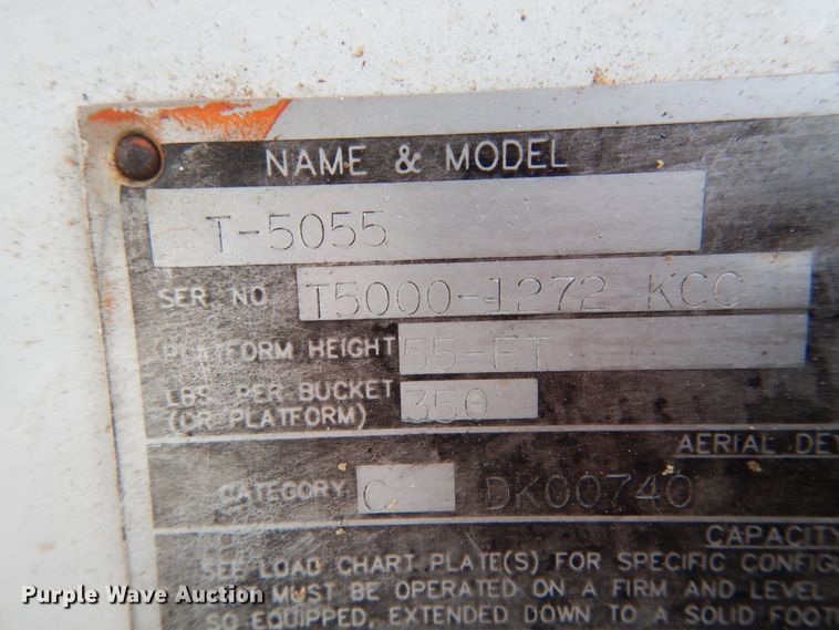 image for item JK9799 1995 Ford F800  forestry bucket truck