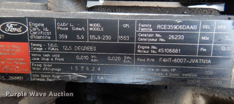 image for item JK9799 1995 Ford F800  forestry bucket truck