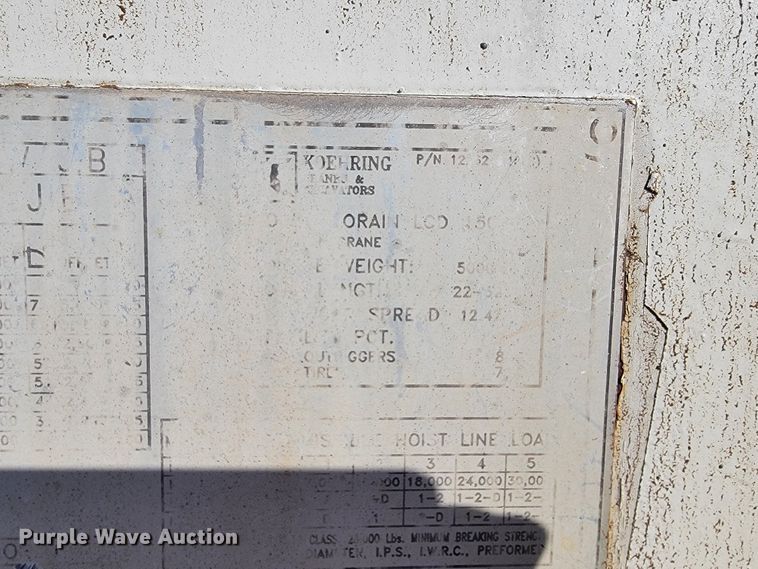 image for item JP9034 Terex LCD150  crane