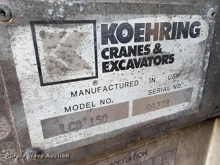 image for item JP9034 Terex LCD150  crane