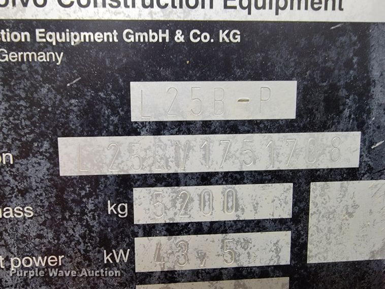 image for item JP9035 2006 Volvo L25B-P  wheel loader