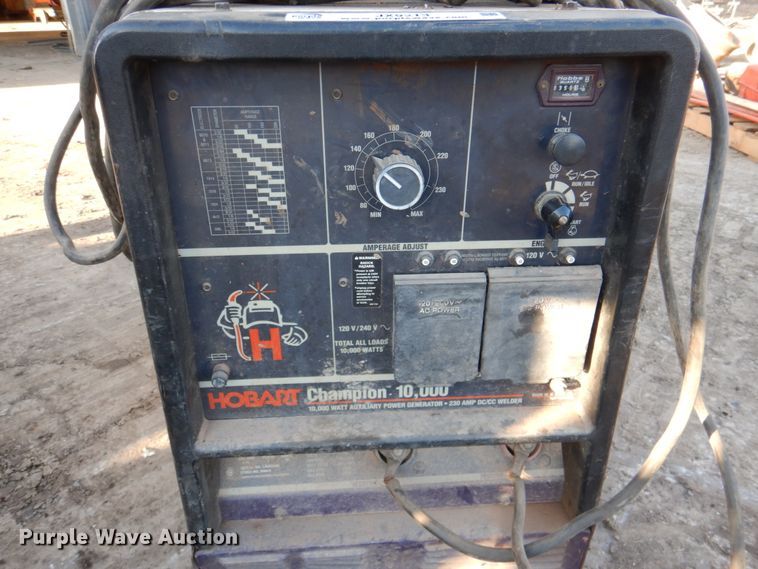 image for item JX9213 Hobart Champion 10000  welder/generator