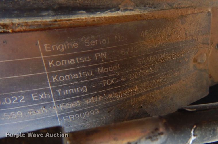 image for item KE9284 2003 Komatsu WA400-5L  wheel loader