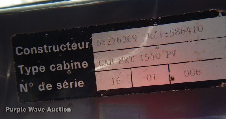 image for item KE9285 2003 Manitou MRT-1850  telehandler