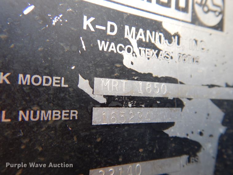 image for item KE9285 2003 Manitou MRT-1850  telehandler