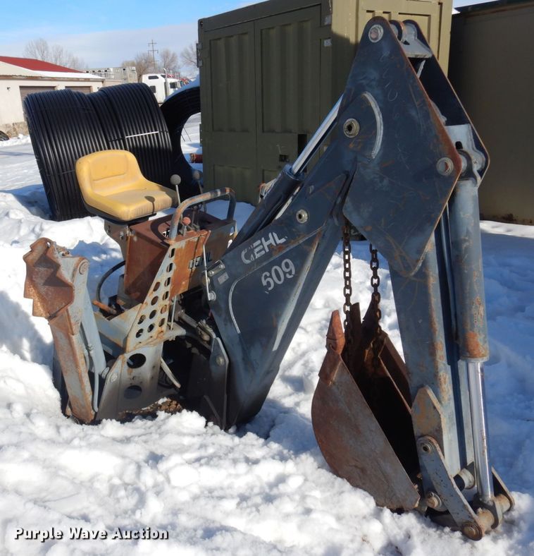 image for item KE9289 Gehl 609  skid steer backhoe