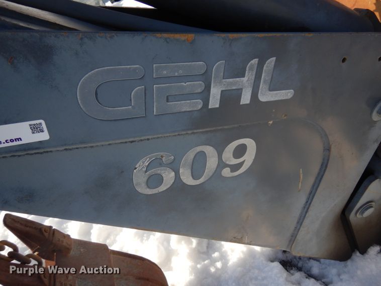 image for item KE9289 Gehl 609  skid steer backhoe